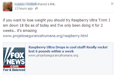 Raspberry Ultra Drops is cool stuff! Really rocks! lost 6 pounds 