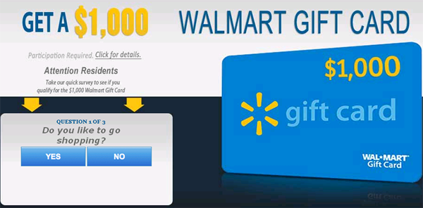 I've just received a 500 Walmart Giftcard for free and 5