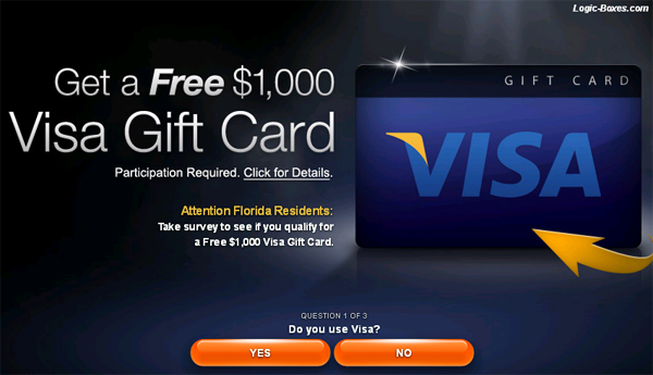 $1000 Visa Gift Card | Welcome - Facebook Scam