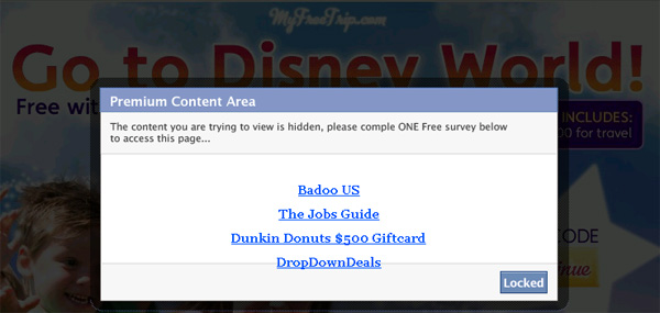 Receive 4 Disney Land/Disney World Tickets FREE (Limited Time Only!) - Facebook Scam