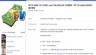 WIN 800 FV CASH and 50,000,00 COINS FREE! – Facebook Scam