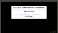 Ryan Dunn Last Words – EXCLUSIVE VIDEO! – Facebook Survey Scam