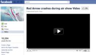 Red Arrow crashes during air show Video – Facebook Scam