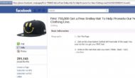 Is First 750,000 Get a Free Smiley Hat To Help Promote Our New Clothing Line a Facebook Scam?