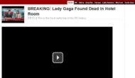 Lady Gaga Found Dead in Hotel Room – Facebook Scam