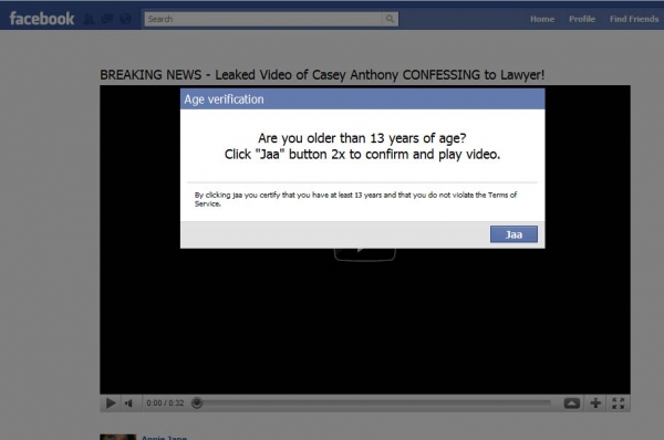 BREAKING NEWS - Leaked Video of Casey Anthony CONFESSING to Lawyer!  - Facebook Survey Scam
