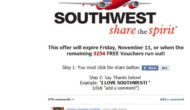 4 Southwest Tix – Facebook Scam