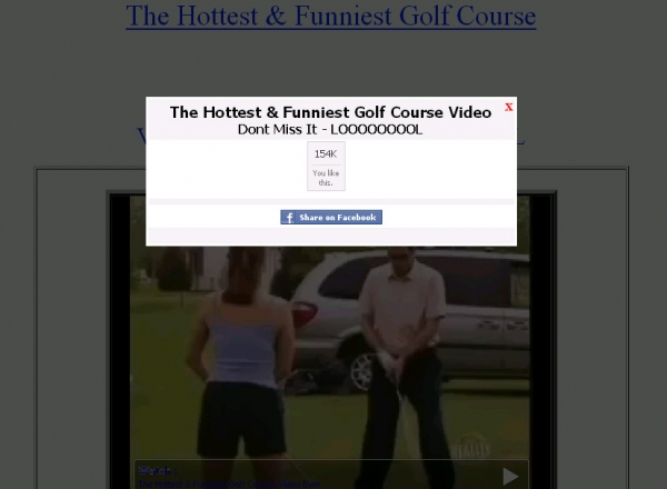 [SCAM ALERT] The Hottest and Funniest Golf Course Video