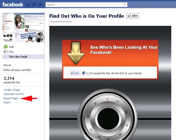 Find Out Who is On Your Profile – Facebook Scam