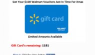 Get a Free $1,000 Walmart Gift Card! – Facebook Scam