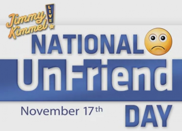 Today is National Unfriend Day on Facebook