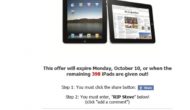 In Memory of Steve Jobs, Apple has decided to give away 1000 Limited Edition iPad 2's – Facebook Scam